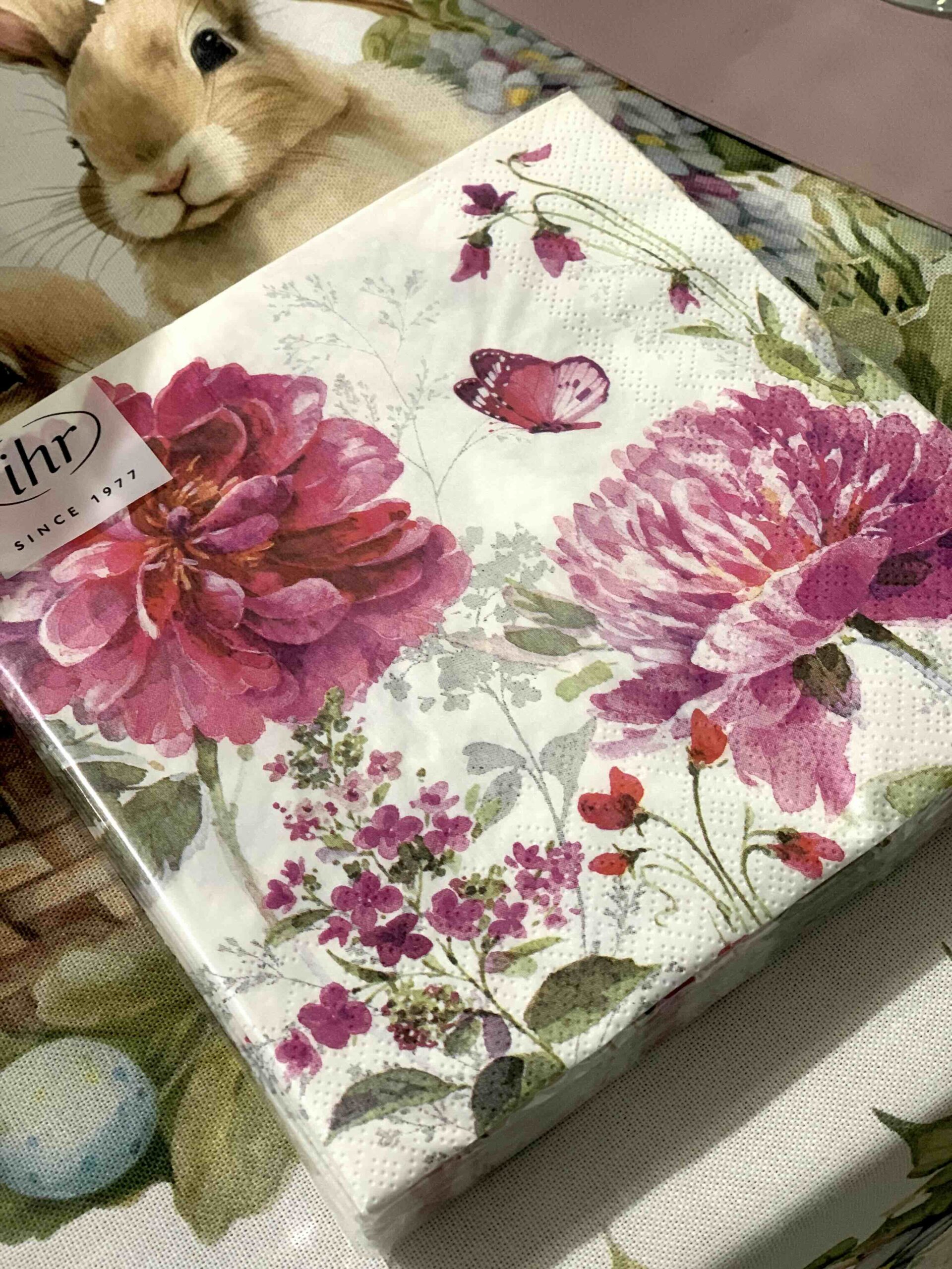 TOVAGLIOLI CARTA JARDIN ROSE
