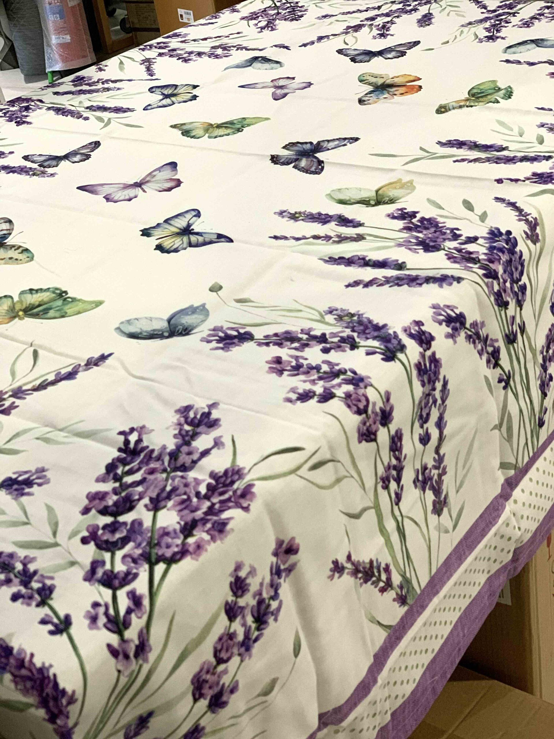 TOVAGLIA LAVANDA E FARFALLE - immagine 2
