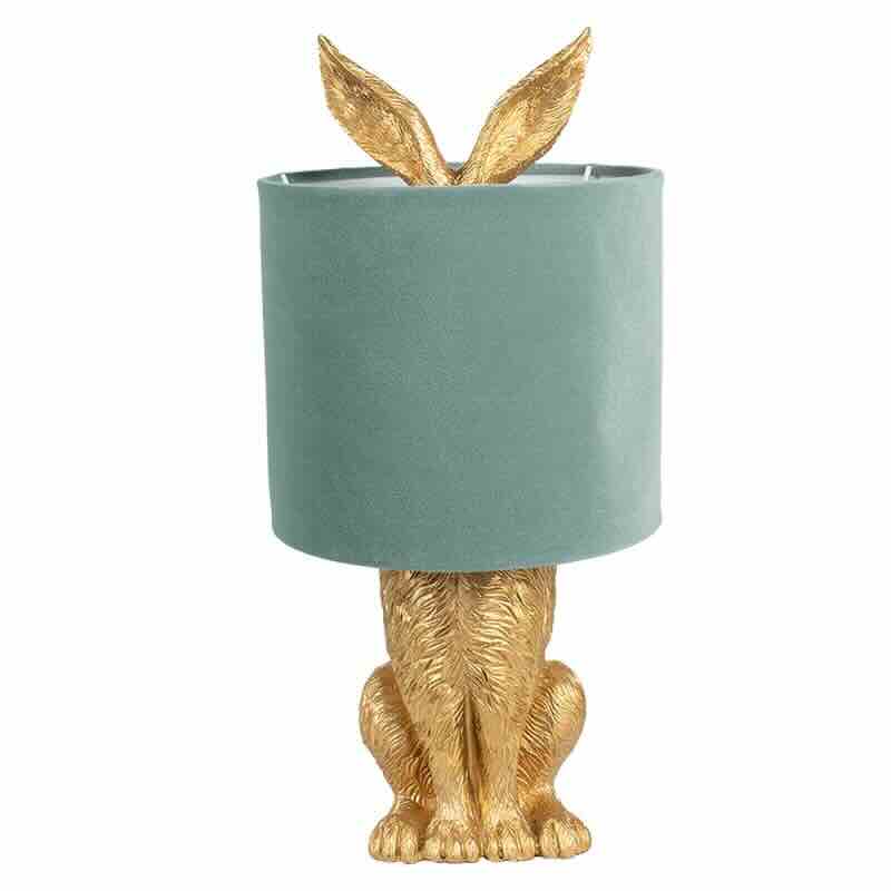 CLAYRE & EEF LAMPADA CONIGLIO ORO E VERDE