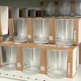 CERVE SET 3 BICCHIERI CORTINA