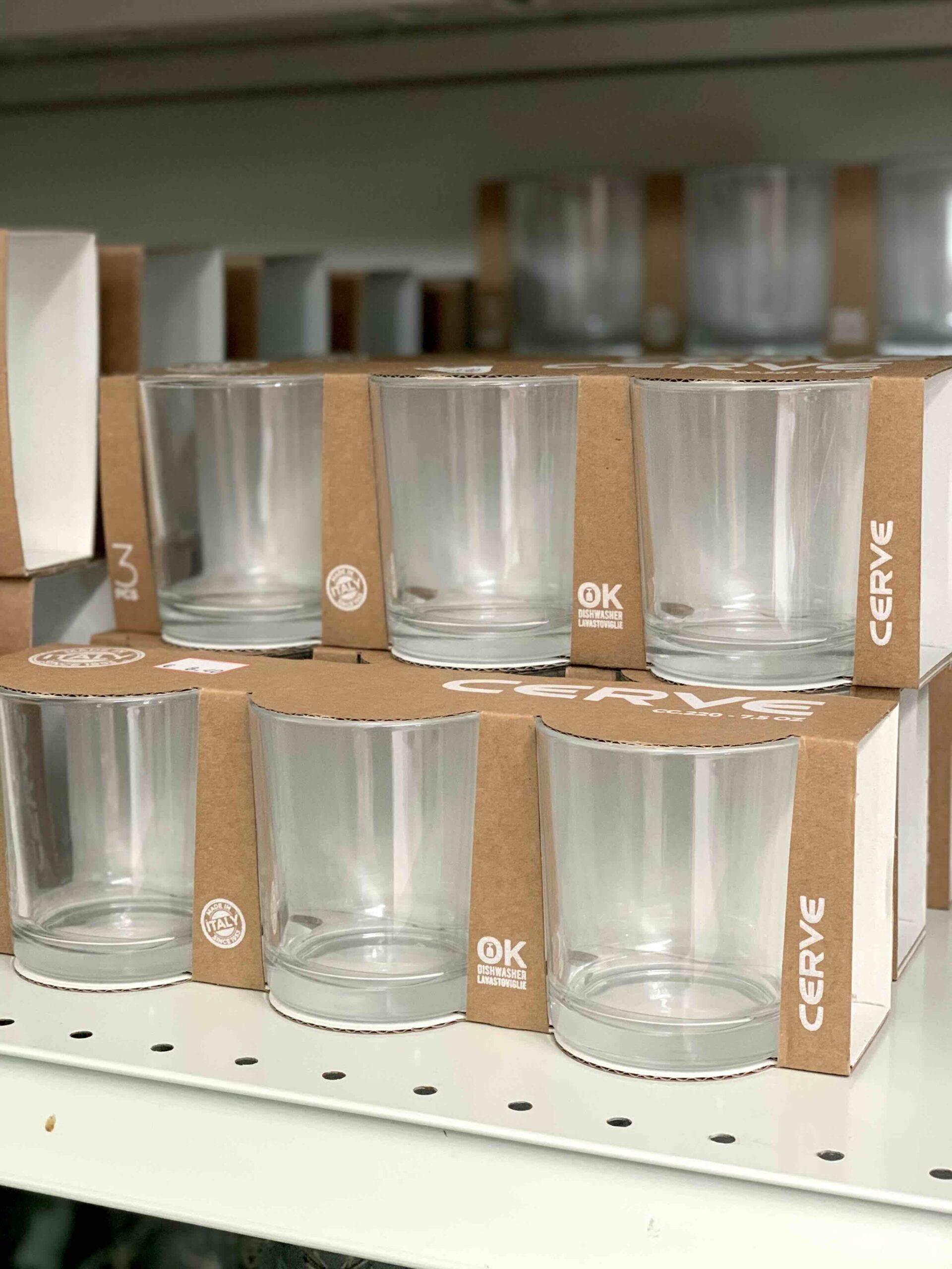 CERVE SET 3 BICCHIERI CORTINA