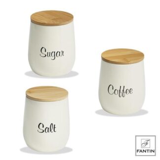 FANTIN SET 3 BARATTOLI CUCINA