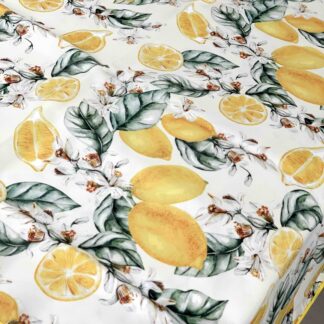 S&G TOVAGLIA ANTIMACCHIA LIMONI E FIORI BIANCHI