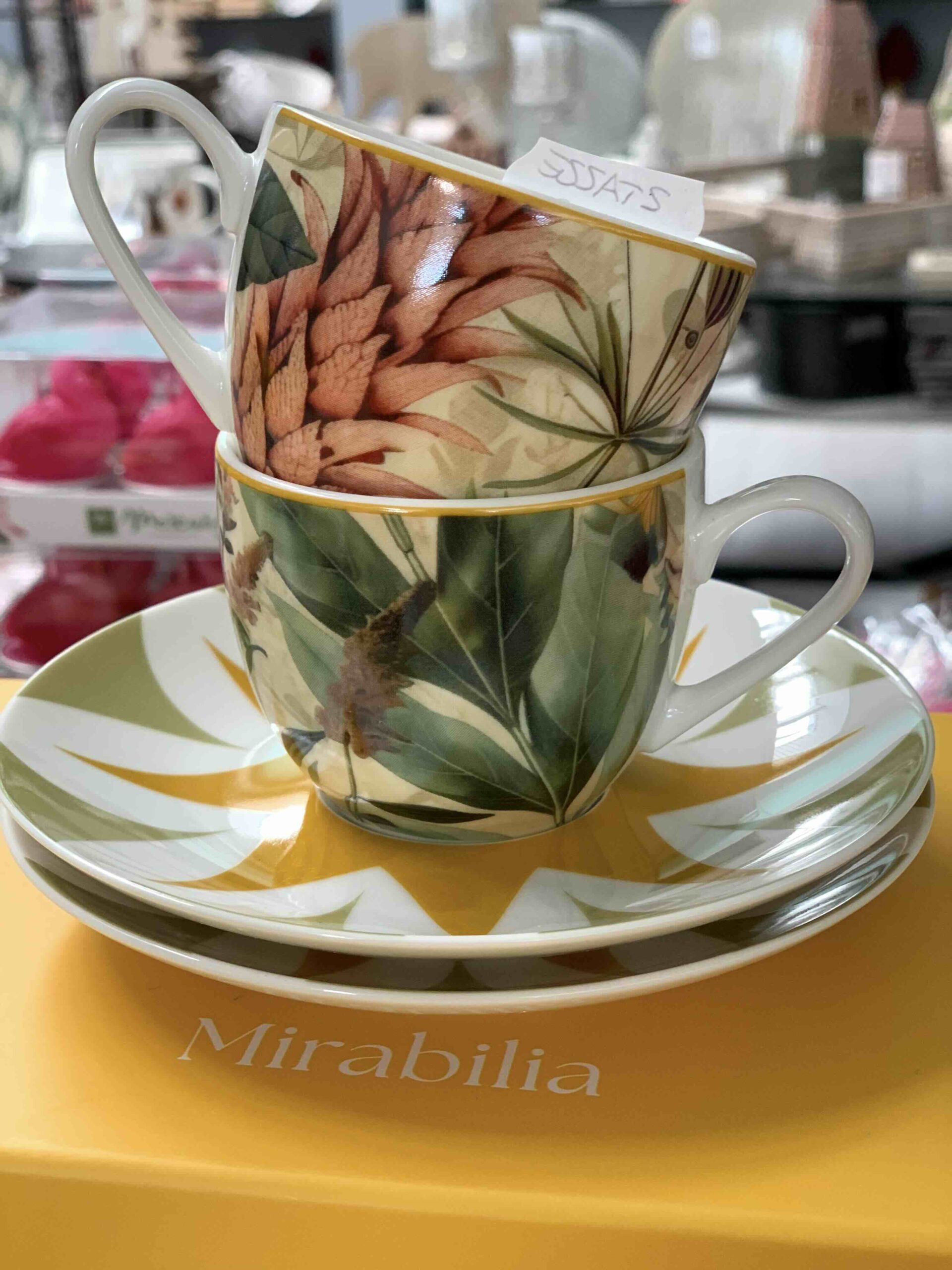 MIRABILIA SET 2 TAZZINE YELLOW