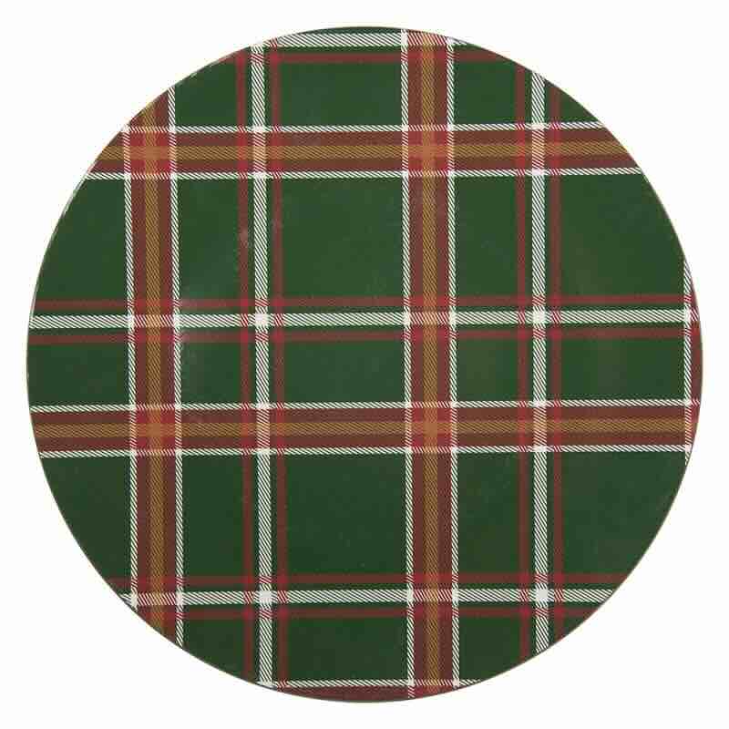CLAYRE & EEF SOTTOPIATTO SCOZZESE VERDE