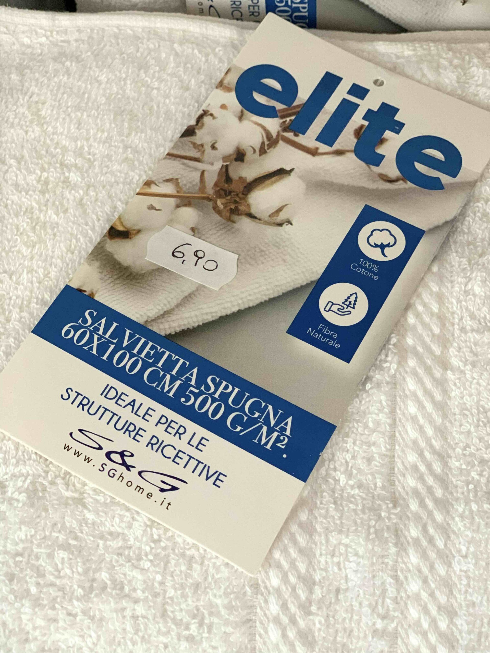 S&G ASCIUGAMANO BIANCO ELITE - immagine 2