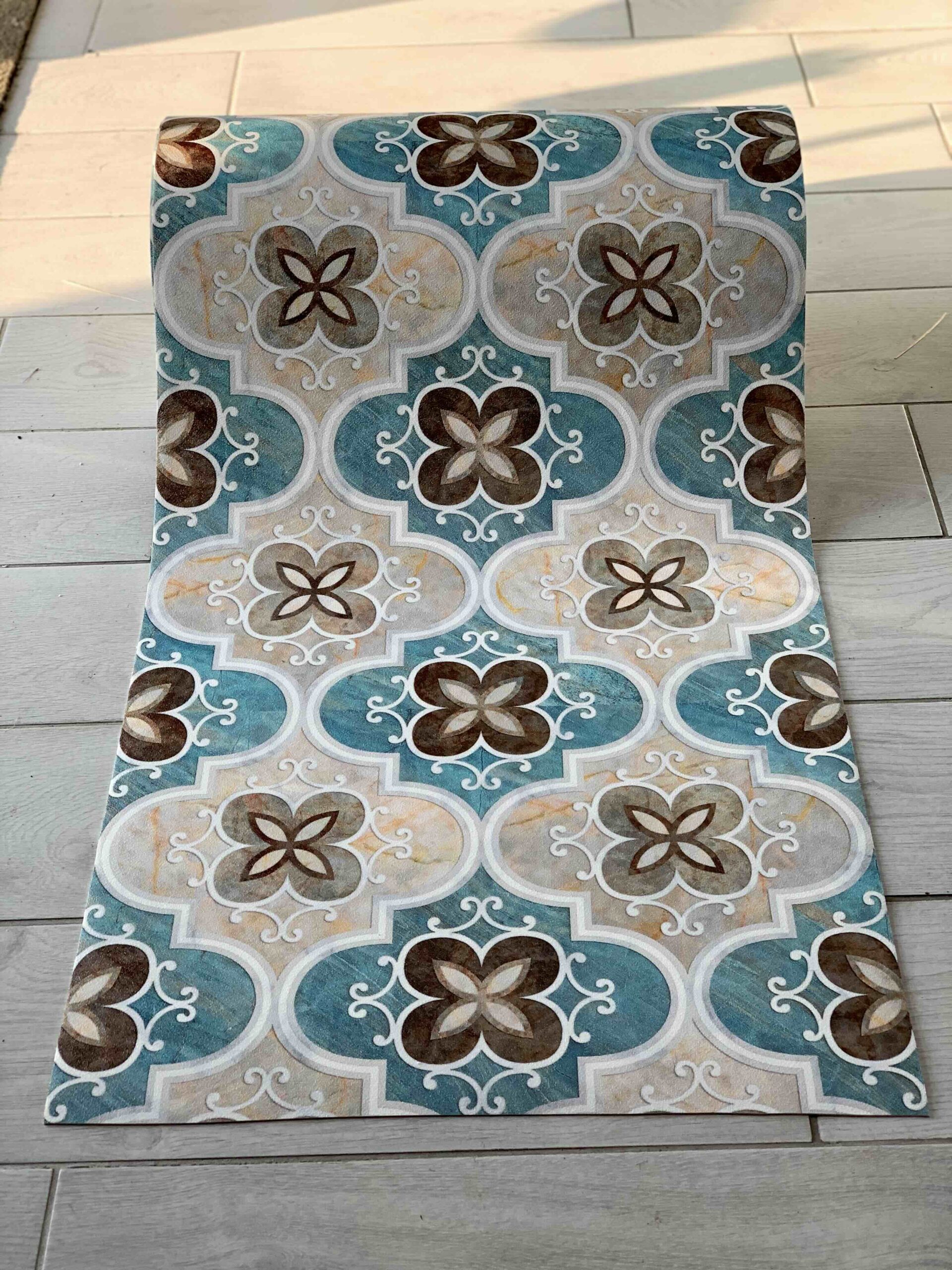PASSATOIA VINILICA PIASTRELLA AZZURRA