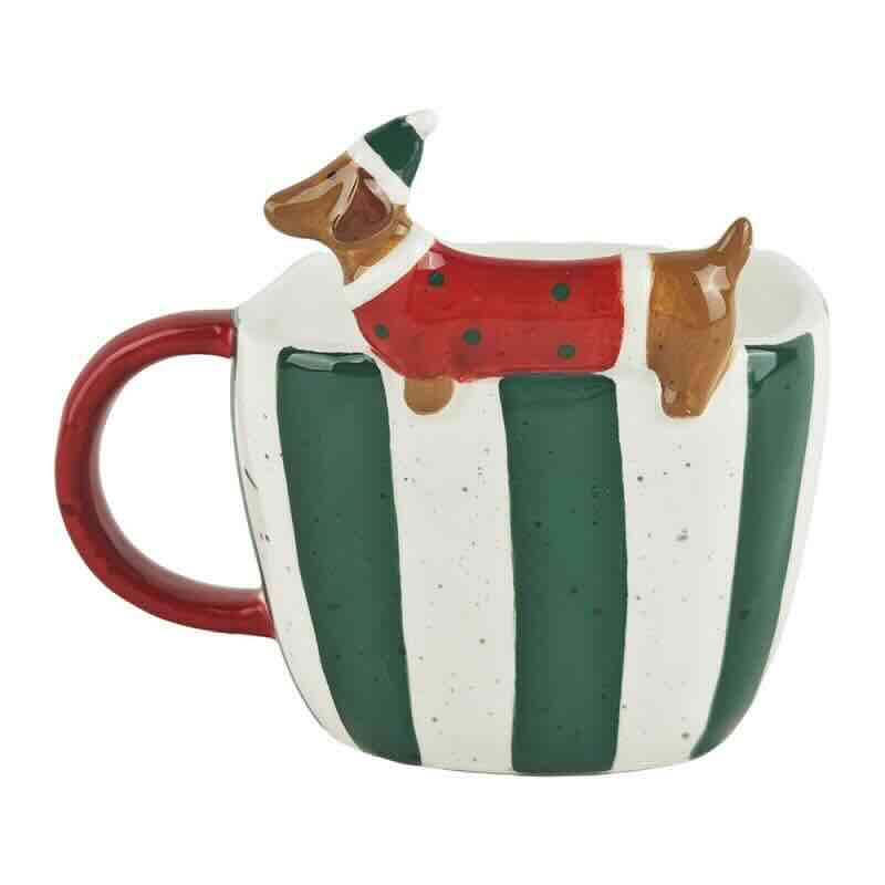 CLAYRE & EEF TAZZA BASSOTTO NATALE